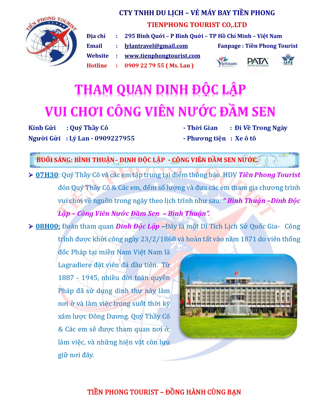 DINH ĐỘC LẬP - ĐẦM SEN NƯỚC. M25 page-0001