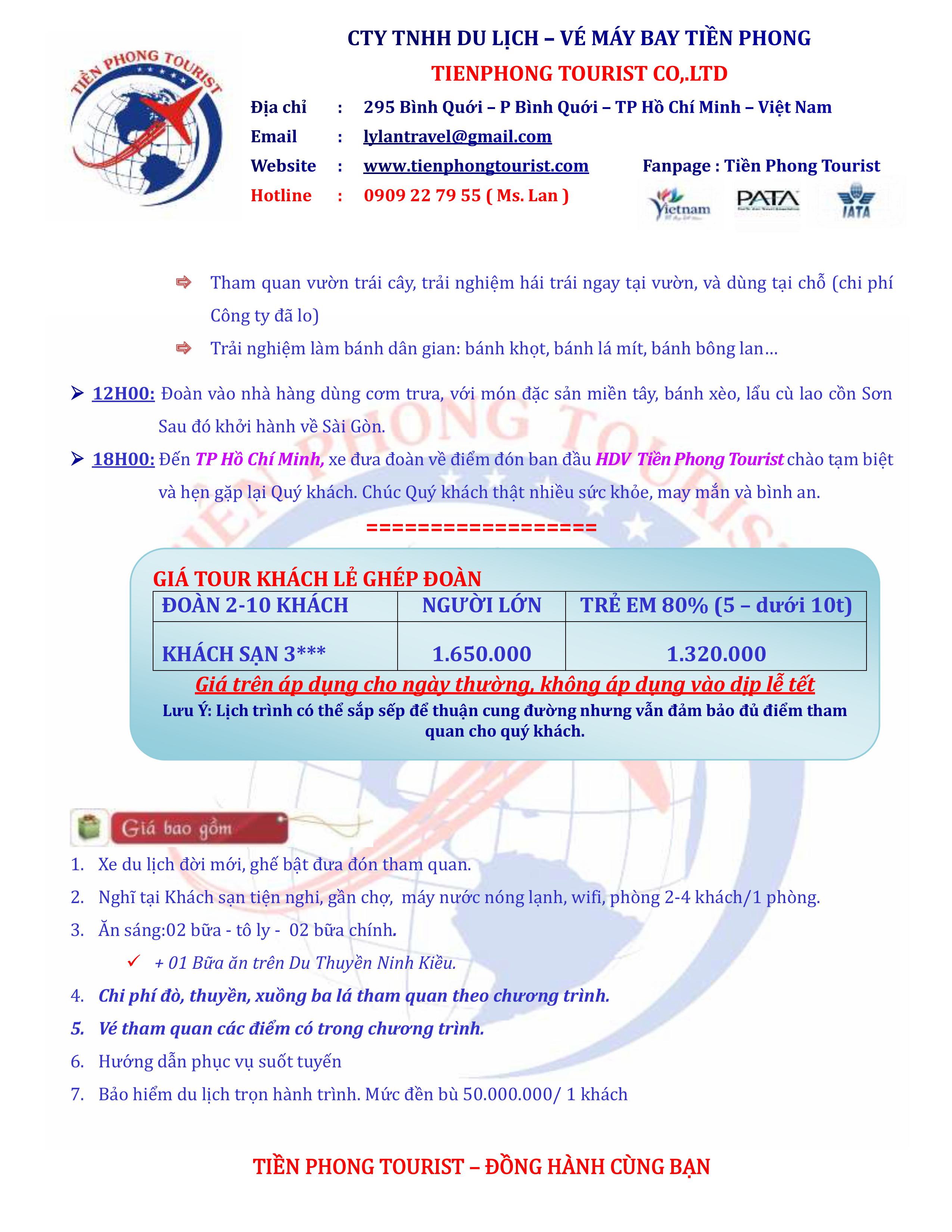 TIỀN GIANG -BẾN TRE - CỒN SƠN 2N1D.TP003-hình ảnh-2